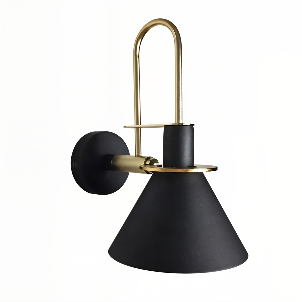 Postmodern LED Wall Lamp with Trumpet Shaped Design