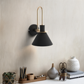 Postmodern LED Wall Lamp with Trumpet Shaped Design