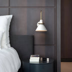 Postmodern LED Wall Lamp with Trumpet Shaped Design