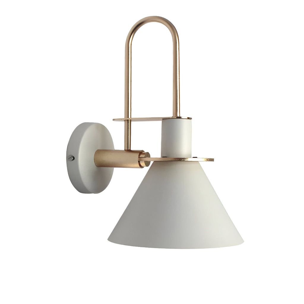 Postmodern LED Wall Lamp with Trumpet Shaped Design