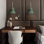 Postmodern LED Wall Lamp with Trumpet Shaped Design