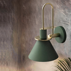 Postmodern LED Wall Lamp with Trumpet Shaped Design