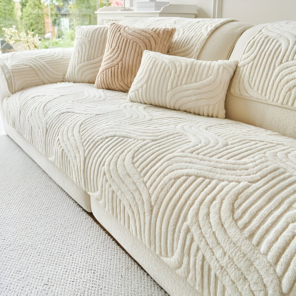 CushShield | Non-slip velvet sofa cover for 2-4 seater