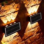 Waterproof LED Solar Wall Light for Outdoors with Up & Down Lighting