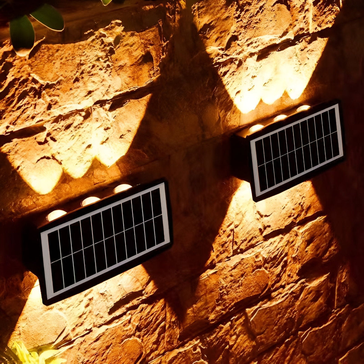 Waterproof LED Solar Wall Light for Outdoors with Up & Down Lighting