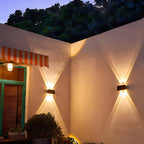 Waterproof LED Solar Wall Light for Outdoors with Up & Down Lighting