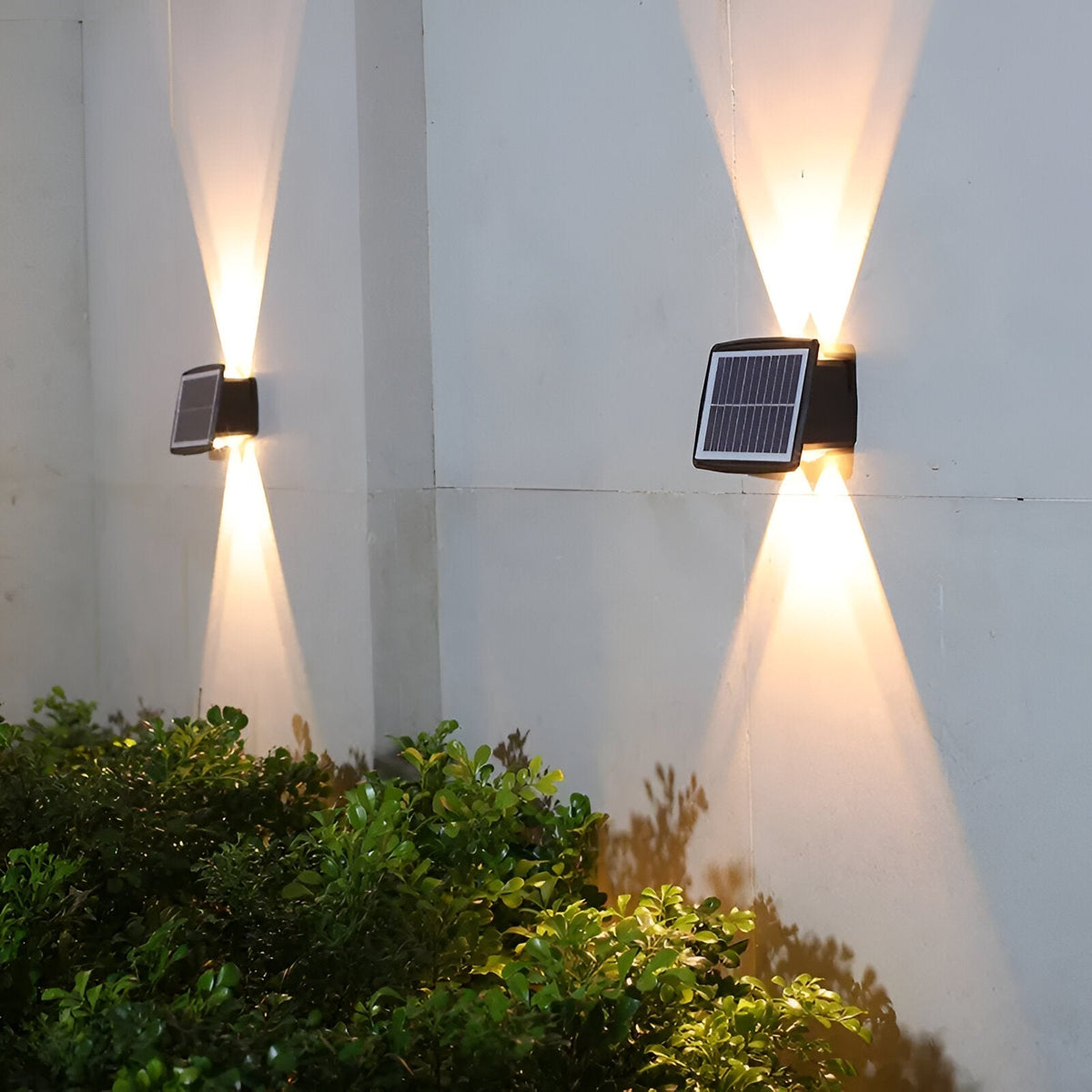 Waterproof LED Solar Wall Light for Outdoors with Up & Down Lighting
