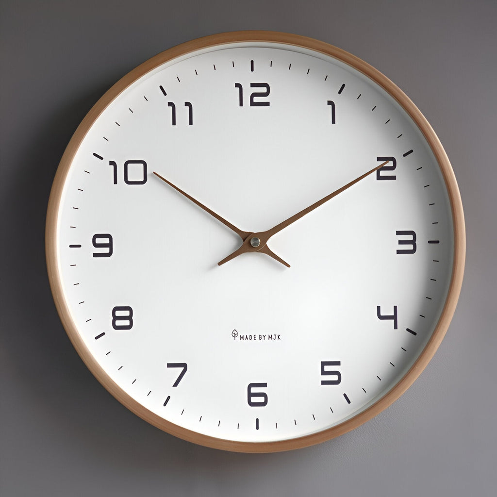 Elegant Wooden Wall Clock 30 cm