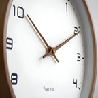 Scandinavian Wooden Wall Clock Minimalist Design for Living Room, Office and Kitchen