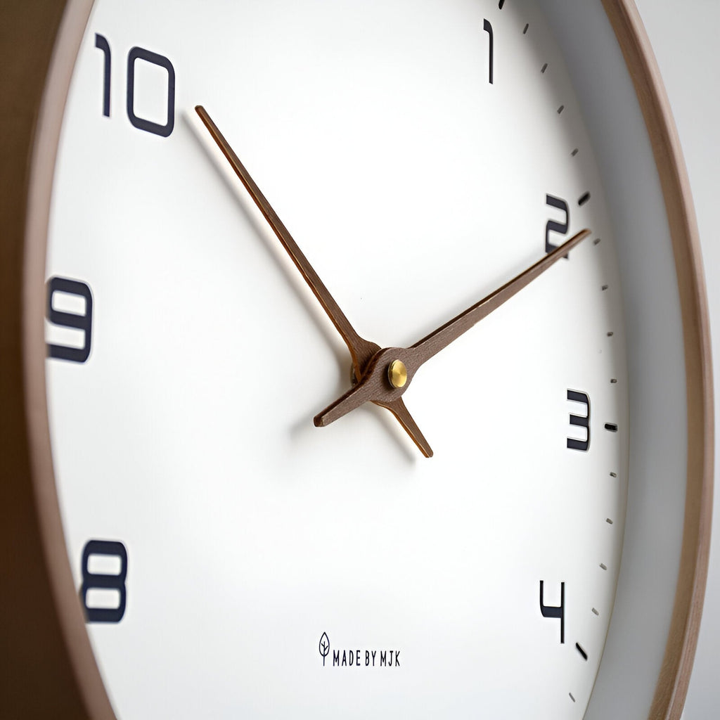 Elegant Wooden Wall Clock 30 cm