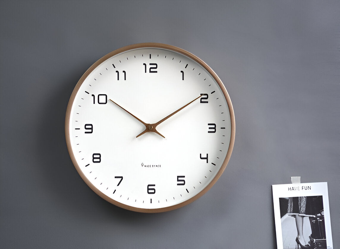 Elegant Wooden Wall Clock 30 cm