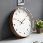 Elegant Wooden Wall Clock 30 cm