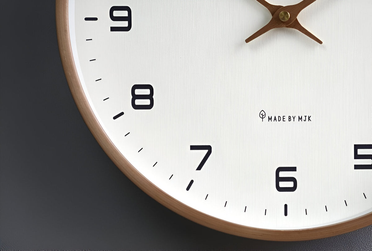 Elegant Wooden Wall Clock 30 cm