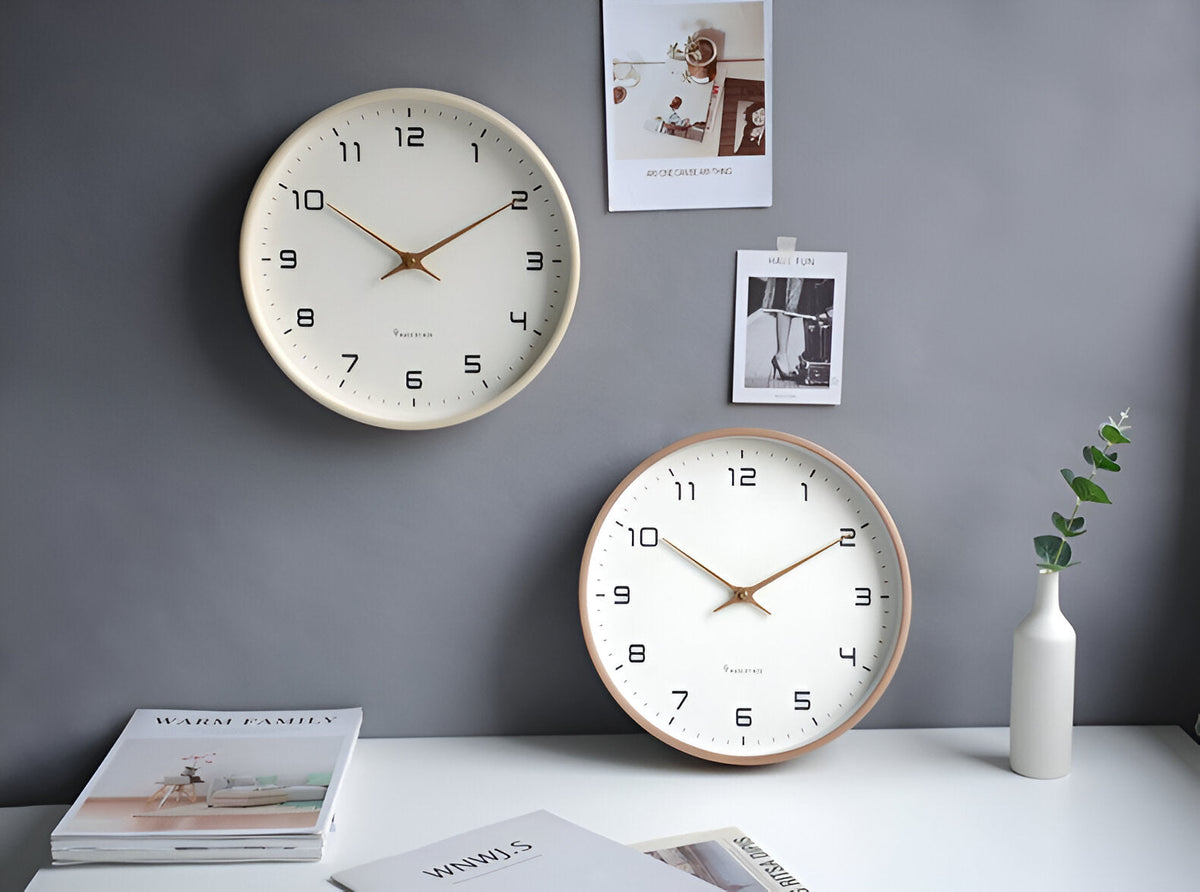 Elegant Wooden Wall Clock 30 cm