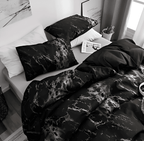 Luxury 3-Piece Bedding Set with Marble Print