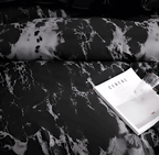 Luxury 3-Piece Bedding Set with Marble Print