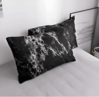 Luxury 3-Piece Bedding Set with Marble Print