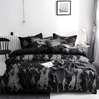 Luxury 3-Piece Bedding Set with Marble Print