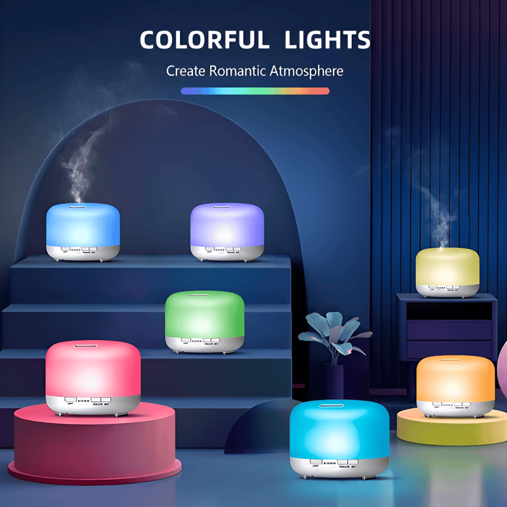 Colorful 4-in-1 Humidifier with Bluetooth Speaker