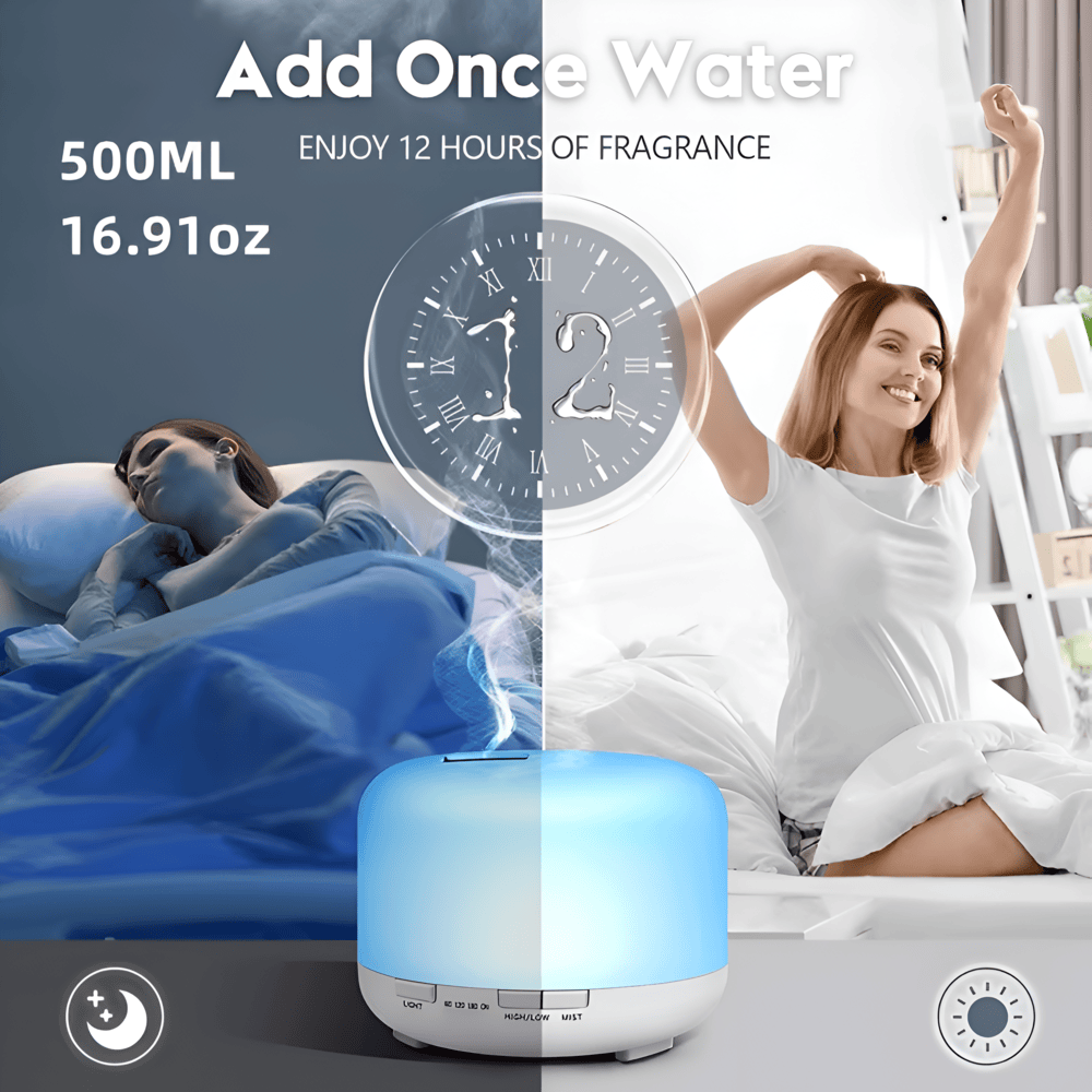 Colorful 4-in-1 Humidifier with Bluetooth Speaker