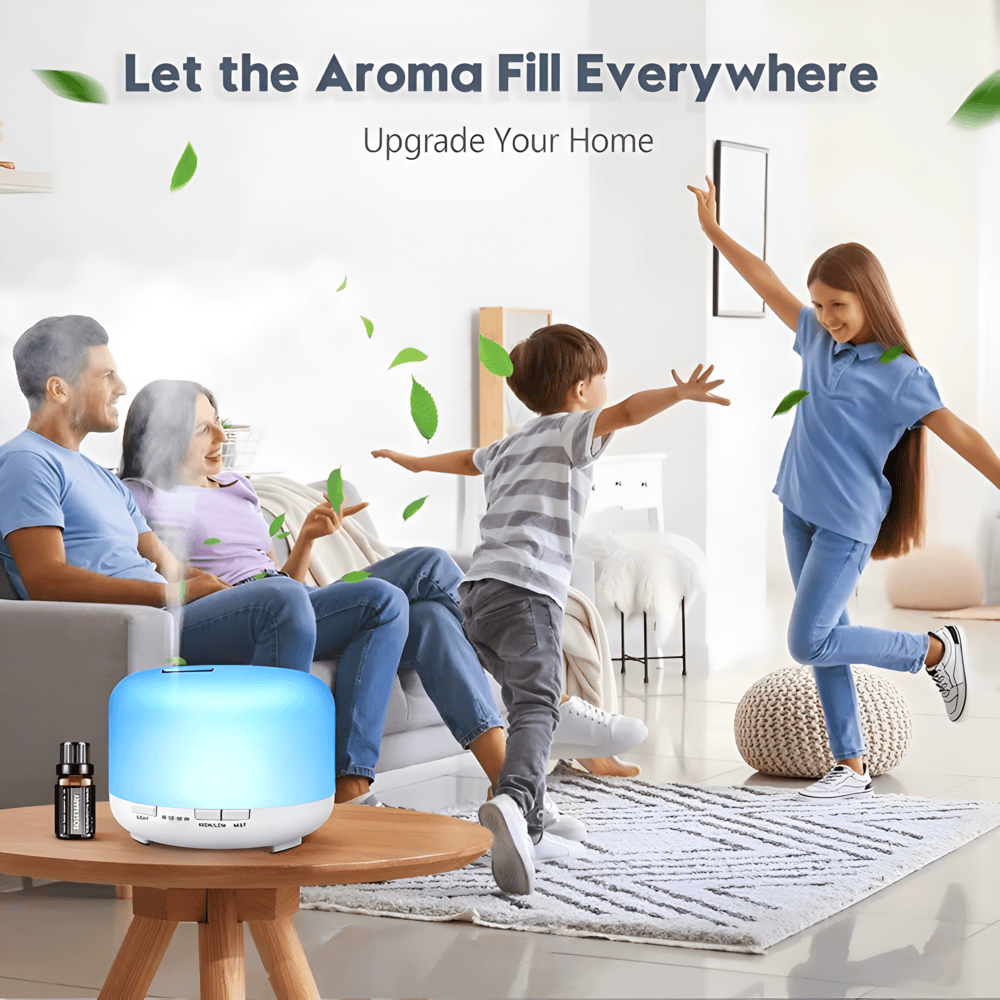 LED Aroma Diffuser with Bluetooth Speaker and Humidifier