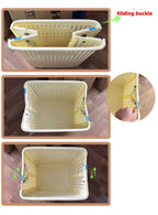 FoldaRoll Laundry Basket Foldable with Wheels