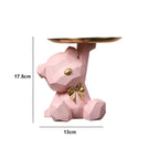 Decorative Geometric Tray In Bear Shape