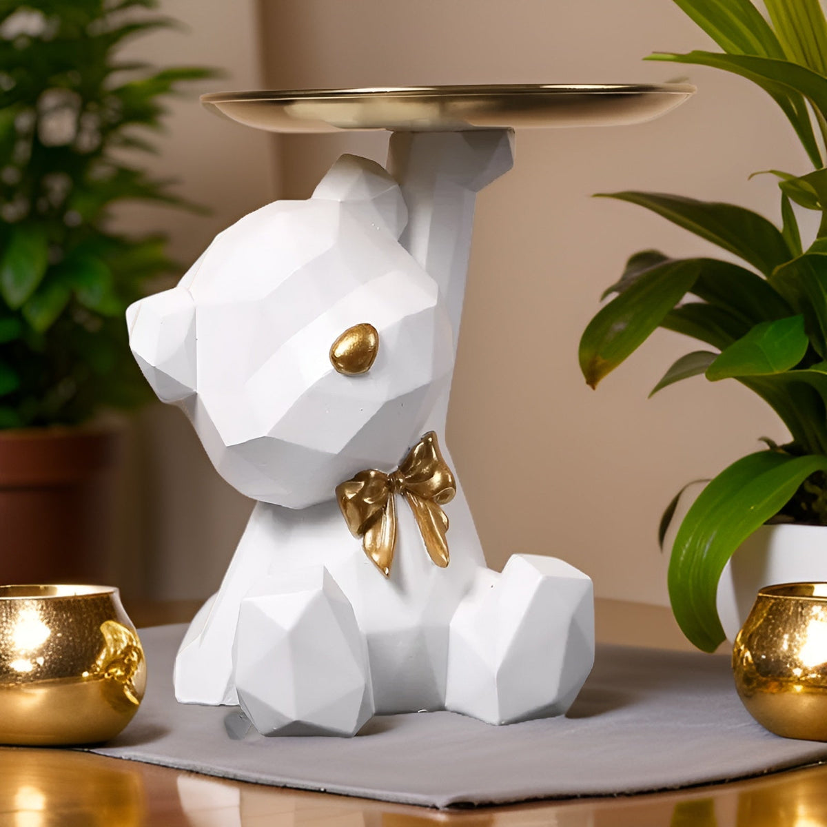 Geometric Bear | Multifunctional Decoration and Key Holder