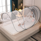 Folding Mosquito Net for Bed – Effective Mosquito Protection made of Polyester and Fiberglass
