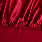 Breathable Satin Duvet Cover with Shiny Finish