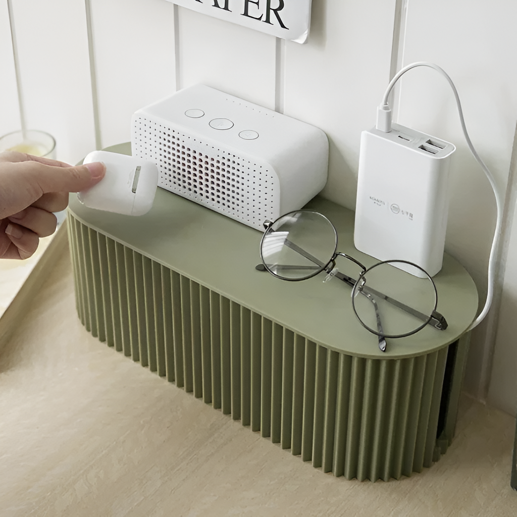 Elegant Cable Box in Soft Macaron Colors