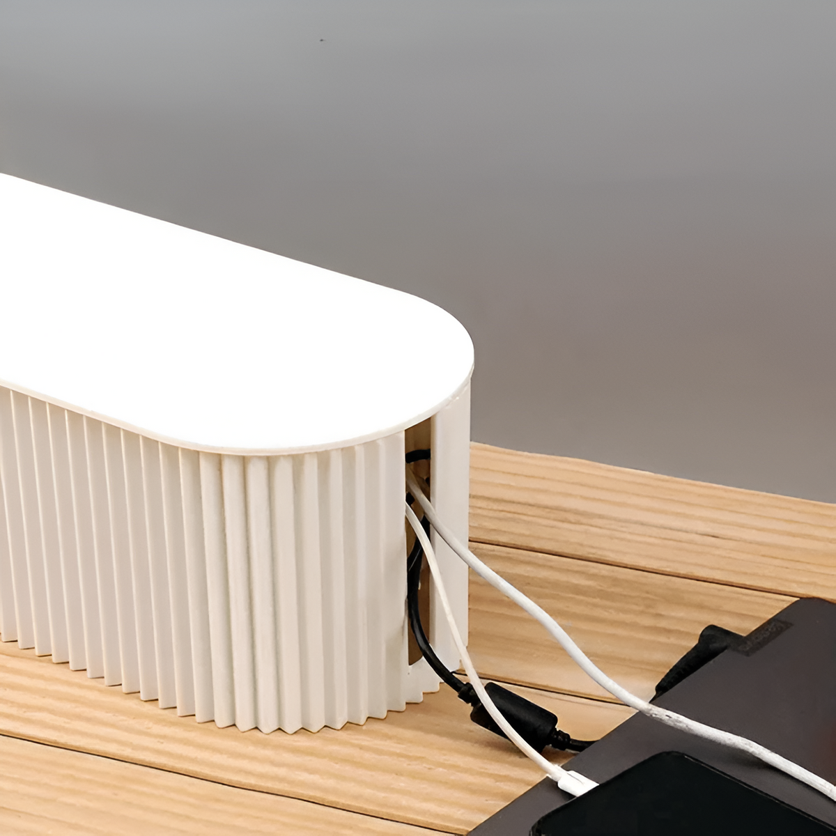 Elegant Cable Box in Soft Macaron Colors