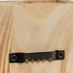 Wooden Wall Vase | Rectangular Plant Shelf 30 cm