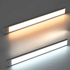 Rechargeable LED lamp with innovative motion sensor