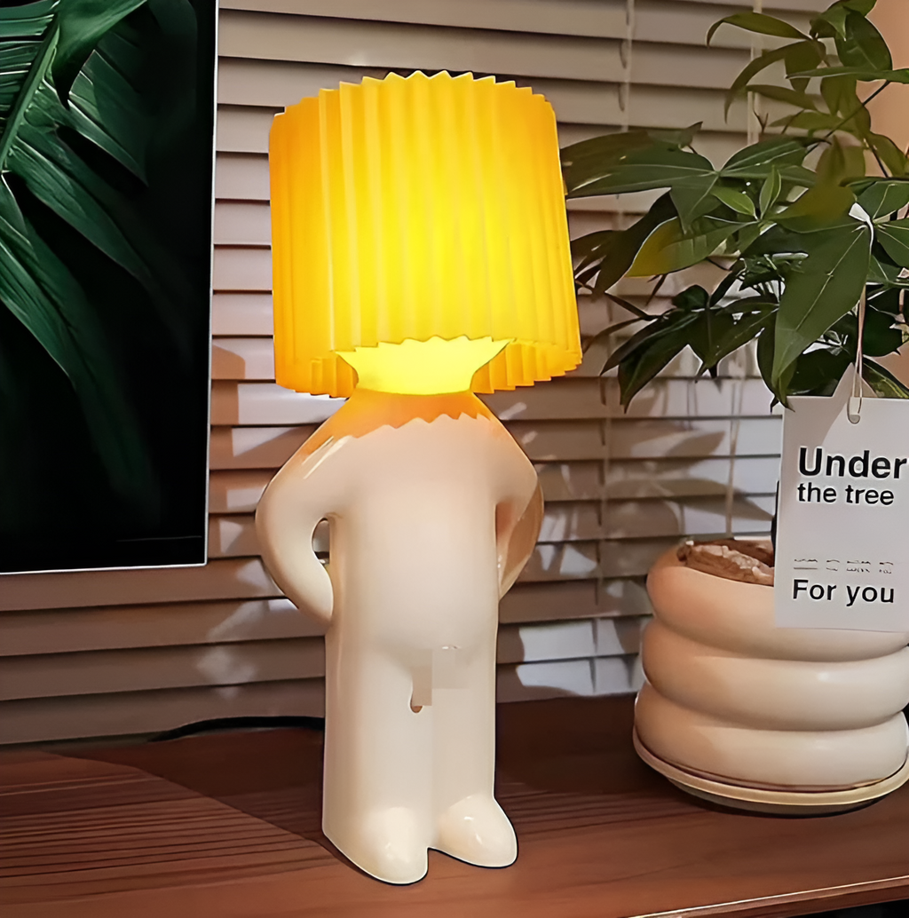 Table lamp - Creative little Shy Boy LED lamp
