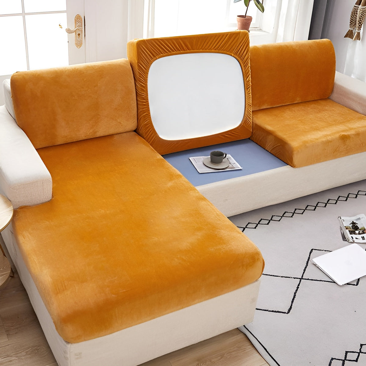 LuxVelvet | Ultra-Stretch Sofa cover for furniture care