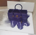 Stylish Resin Vase in Handbag Silhouette
