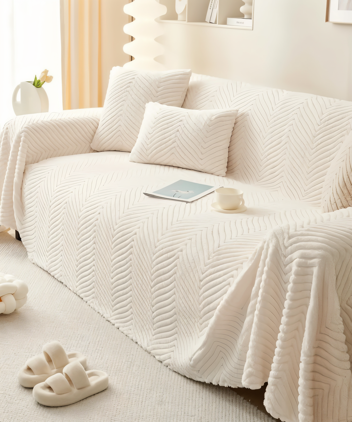 LuxuraWrap | Non-slip sofa cover for pets