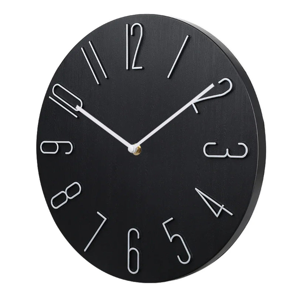 Silencio Modern Silent Wall Clock – Minimalist Design with Quartz Movement