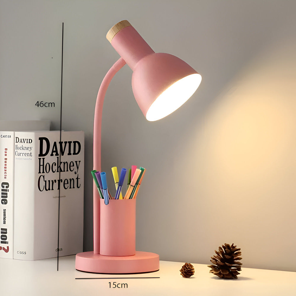 Modern LED Table Lamp with Pen Holder