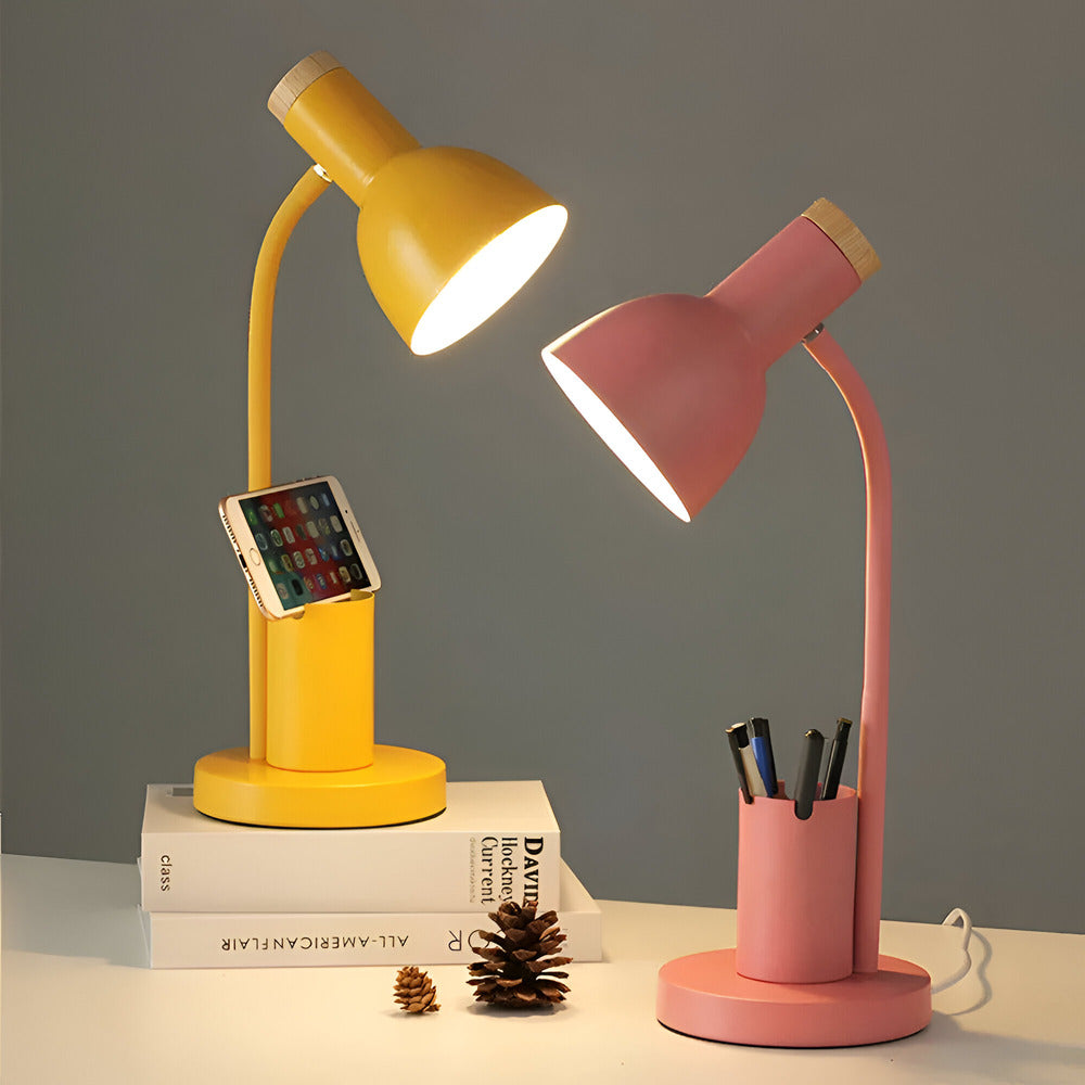 Modern LED Table Lamp with Pen Holder