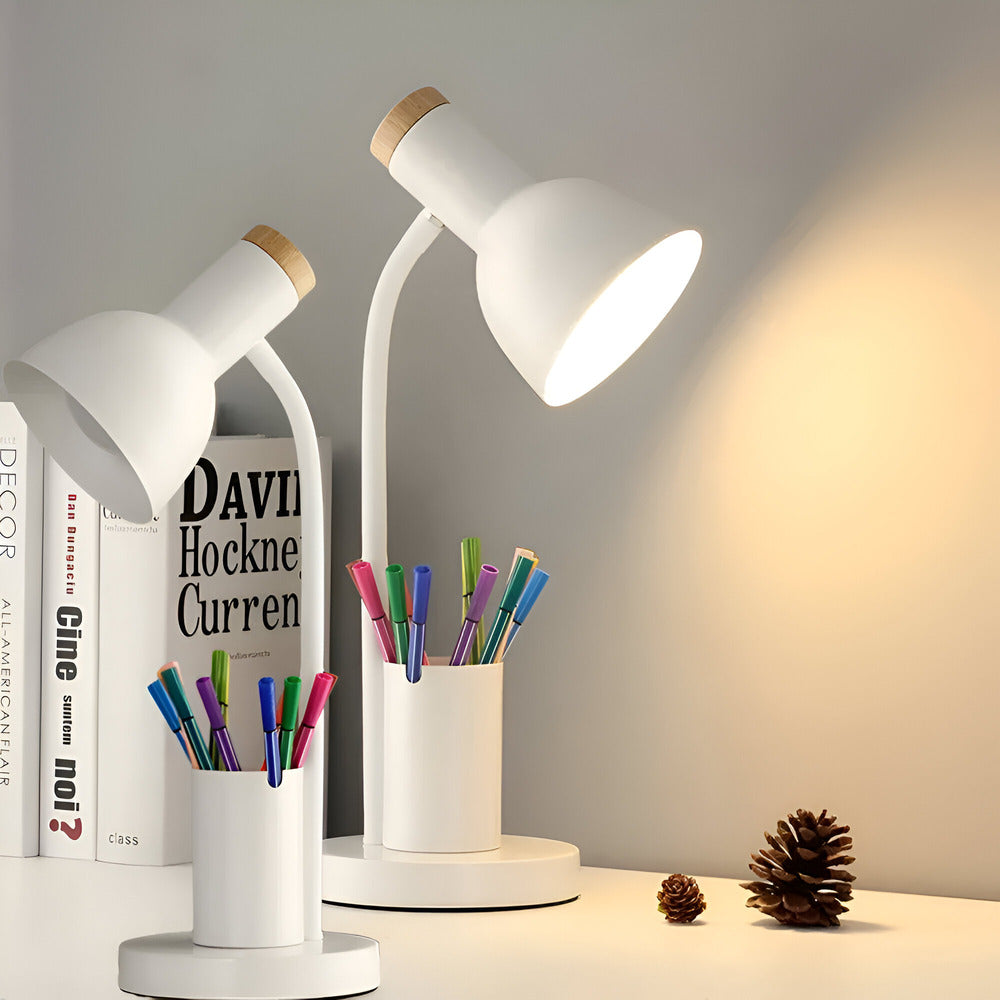 Modern LED Table Lamp with Pen Holder