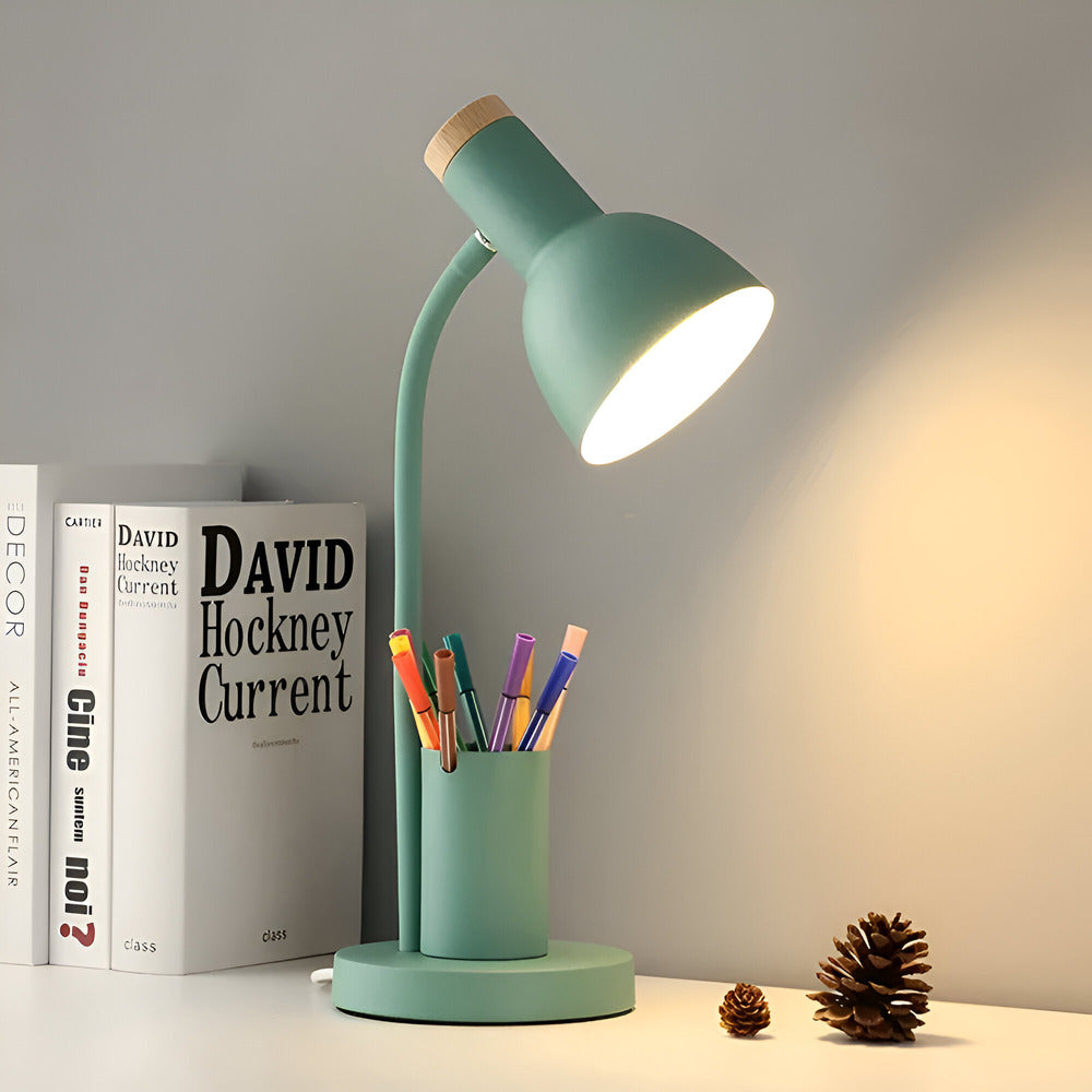 Modern LED Table Lamp with Pen Holder