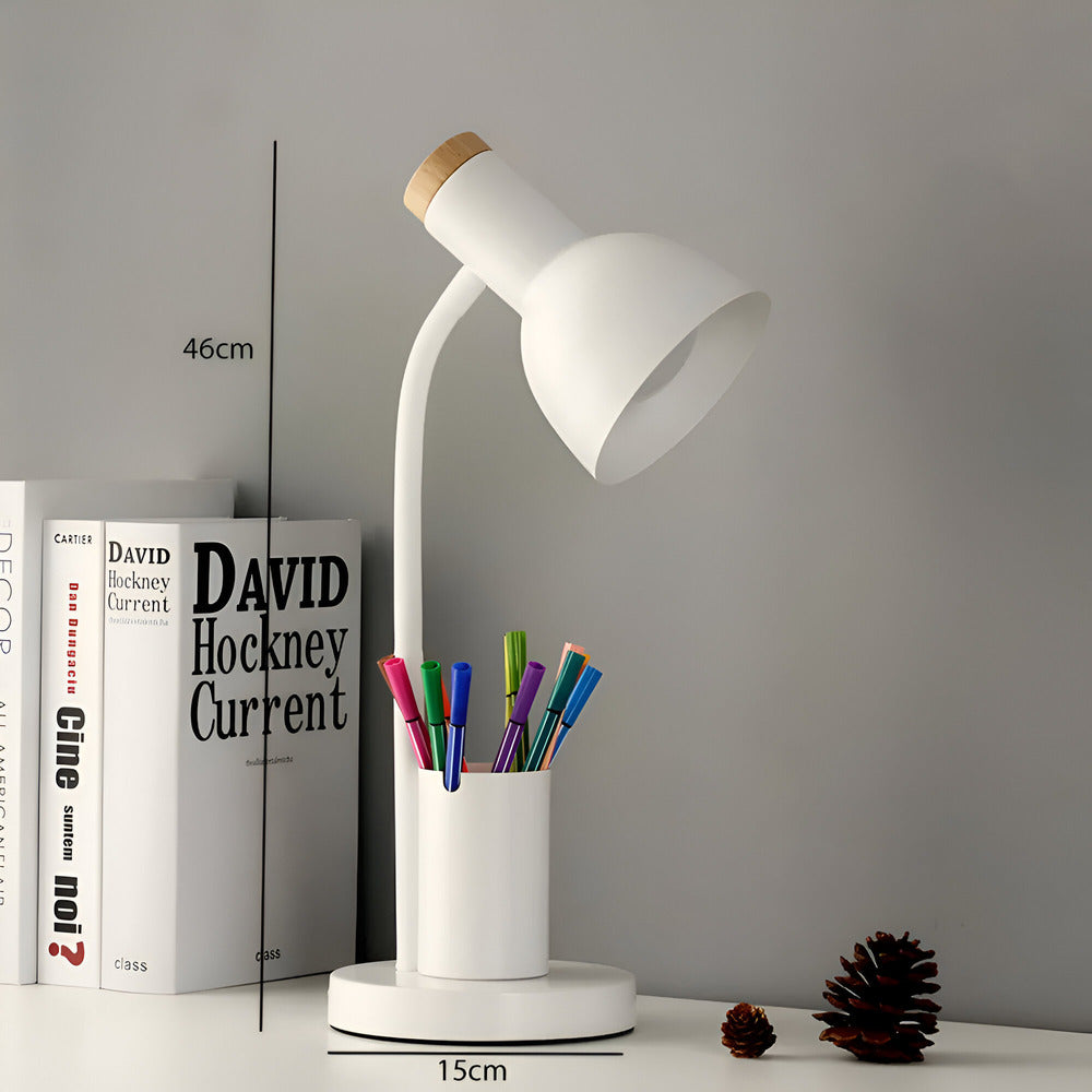 Modern LED Table Lamp with Pen Holder