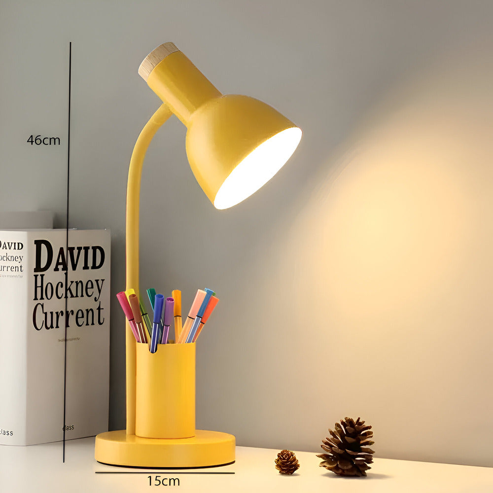 Modern LED Table Lamp with Pen Holder