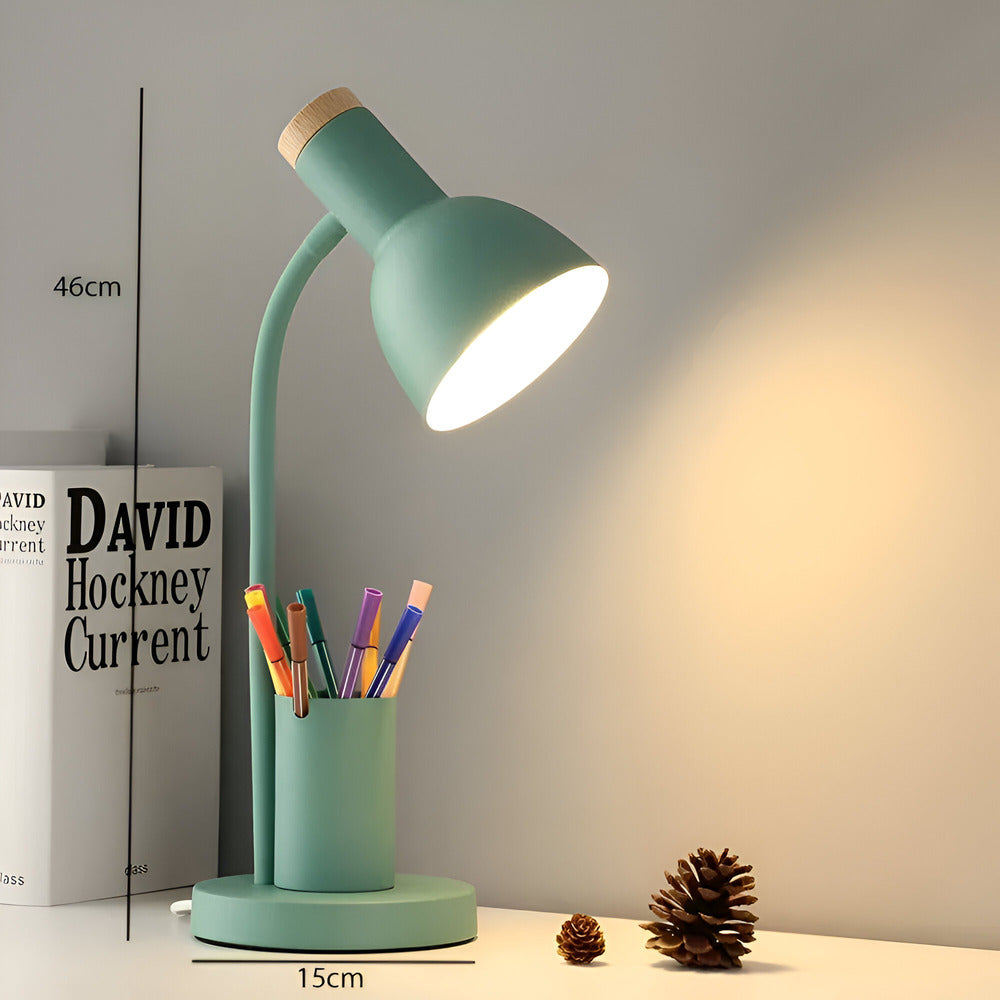 Modern LED Table Lamp with Pen Holder