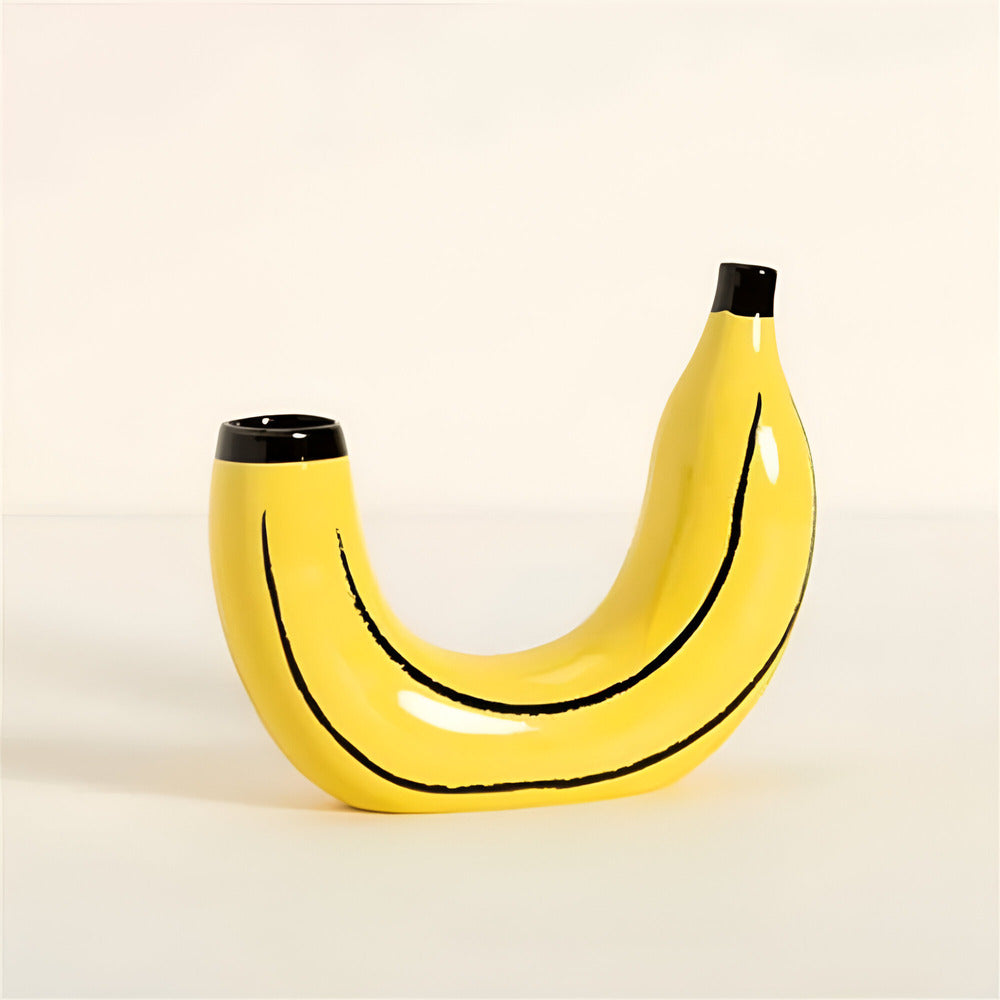 Modern Decorative Banana-Shaped Vase