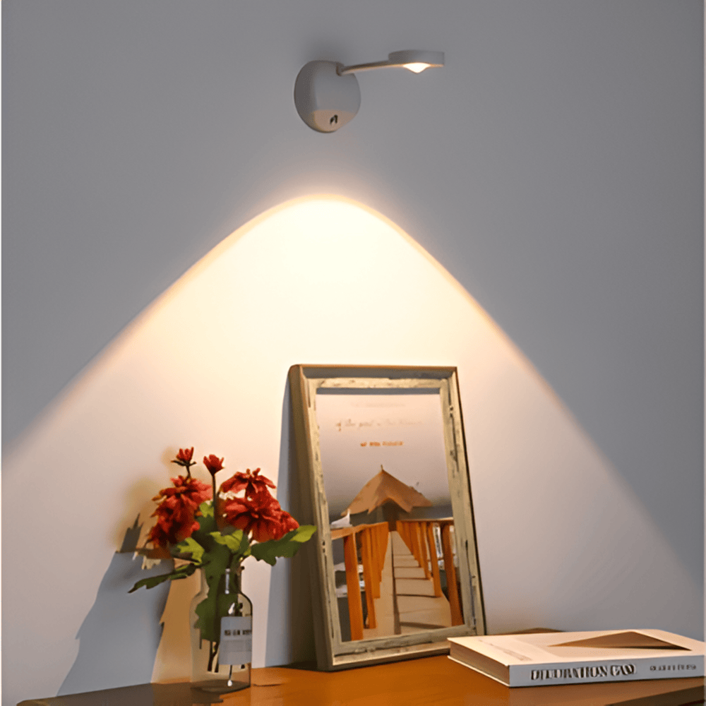 Waterproof Wireless LED Wall Lamp with Motion Sensor for Indoor and Outdoor