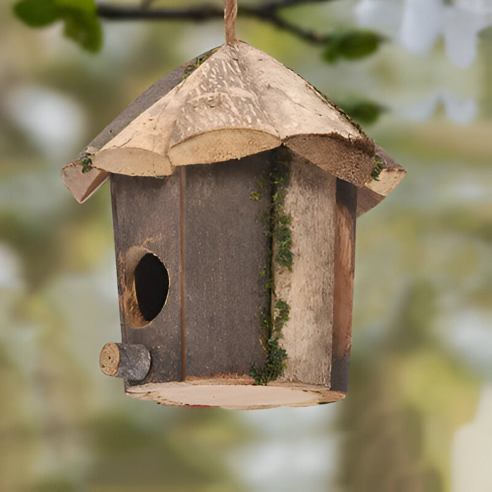 Rustic Wooden Hummingbird Birdhouse