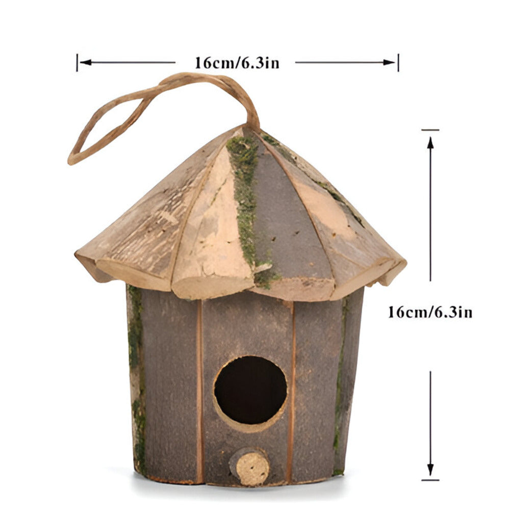 Rustic Wooden Hummingbird Birdhouse